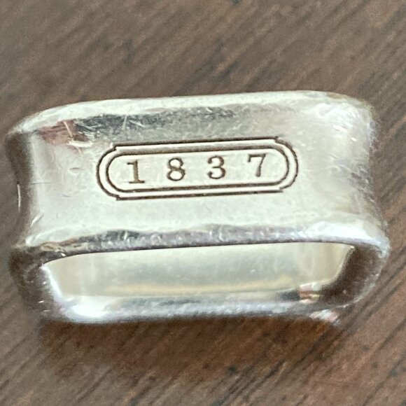 Tiffany & Co - square ring (size 6)  - 925 silver - Picture 3 of 10